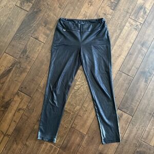 New Lisette L Montreal Stretch Faux Leather‎ Sex Kitten Dominatrix Size 8 Biker